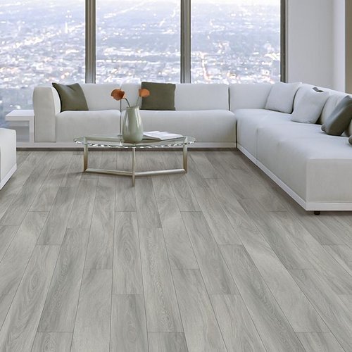 Living Room Gray Greige Luxury Vinyl Plank LVP -  CarpetsPlus of Fairmont in Fairmont, MN